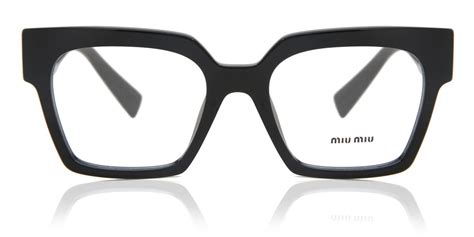 Miu Miu MU04UV 1AB1O1 Glasses Black 